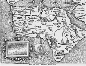 Map Africa 1544