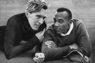 Luz Long and Jesse Owens