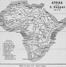 Map Africa 1529