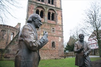 Konrad Duden and Konrad Zuse statue