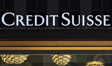 Credit Suisse lettering