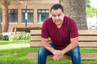 Headshot portrait of handsom hispanic man