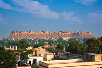 Famous tourist landmark of Rajasthan Jaisalmer Fort known as the Golden Fort Sonar quila