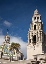 The tower and dome at balboa park