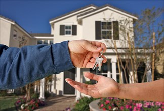 Handing over the keys to A new home