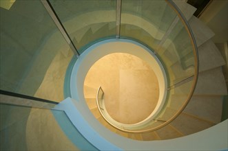 Majestic spiral staircase abstract