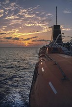 Sun raise during ship Journey from Chennai to Port Blair