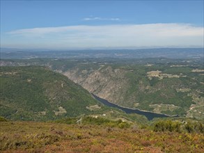 Die Schlucht des Sil und der Sil Stausee in der spanischen Provinz Ourense