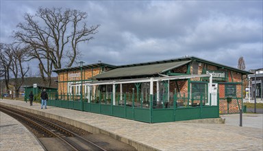 Sellin Ost station of the Ruegen Baederbahn