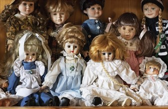 Decorative dolls and baby dolls