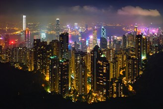 Famous view of Hong Kong