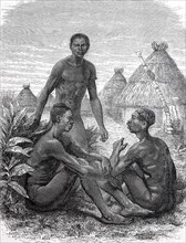 Men of the Bongo Tribe in 1860