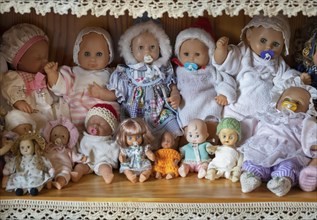 Decorative dolls and baby dolls
