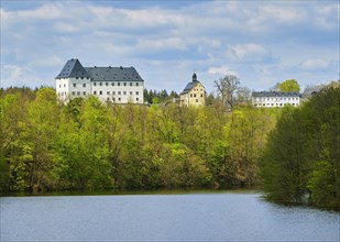 Burgk Castle on the River Saale
