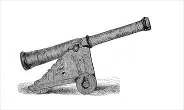 Leather cannon of the Swedish artillery