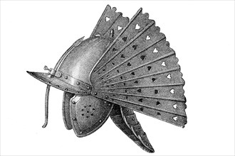 Iron winged helmet of the armoured riders of Johann Sobiesky