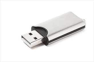 USB flash drive isolated on white background