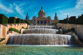 Magic Fountain of Montjuic and Palau Nacional