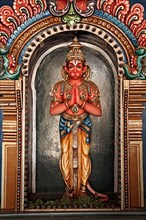 Hanuman statue in Hindu Temple Sri Ranganathaswamy Temple Tiruchirappalli