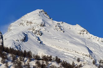 Summit of Dent Favre as seen from Ovronnaz
