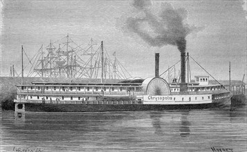 Side-wheel steamer that operated between Sacramento and San Francisco from 1860 to 1875