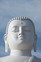 White sitting Budha image Mihintale