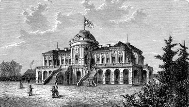 Solitude Palace was built between 1763 and 1769 as a hunting and representation palace under Duke Carl Eugen von Wuerttemberg