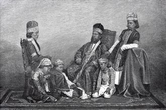The Royal Family Mirzas of Delhi in 1880