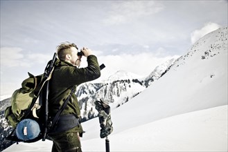 Mountain hunting Karwendel Mountains