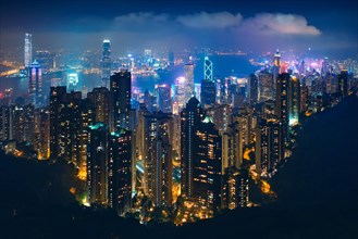 Famous view of Hong Kong