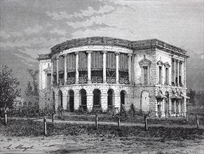European housing in 1890 in Calcutta