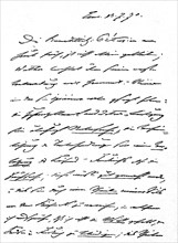 Letter from King Wilhelm to Queen Augusta from Ems dated 13 July 1870