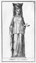Statue einer Karyatide