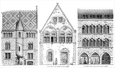 French dwellings of the 13th century