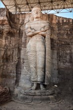 Ancient standing Buddha image