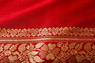 Indian sari close up texture