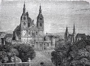 The Cathedral of St. Salvator at Fulda in 1880