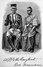 King Mongkut of Siam and his principal wife