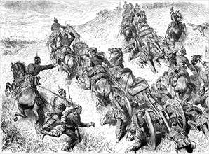 The occupation of the Spicher Heights. Battle of Spichern