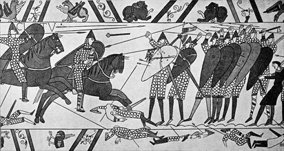 Scene from the Battle of Hastings