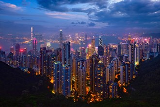 Famous view of Hong Kong