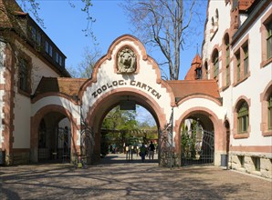 Entrance to Leipzig Zoo