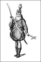 Armed Capuchin at the time of the Brabant Revolution
