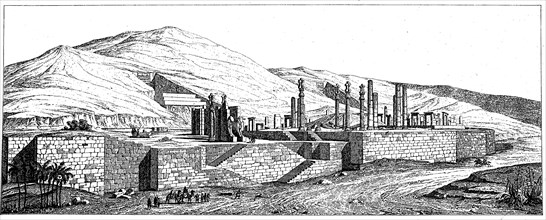 The ruins of Persepolis