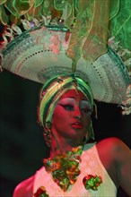 Dancer at the Tropicana open-air nightclub in the suburb of Marianao