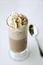 Hot chocolate with whipped cream
