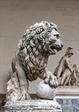 Medici lion statue