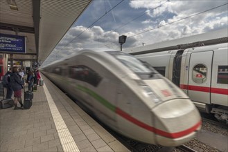 ICE arriving at Nuremberg main station