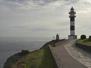 The lighthouse at Cabo San Agustin near Ortigueira on the north coast of Spain