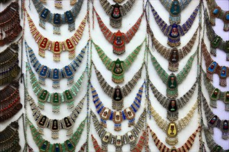 Jewellery in a souvenir shop in Esna